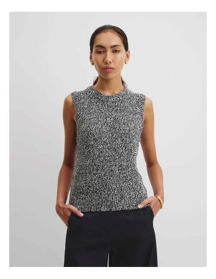 Twist Knit Tank in Twilight Twist image 1