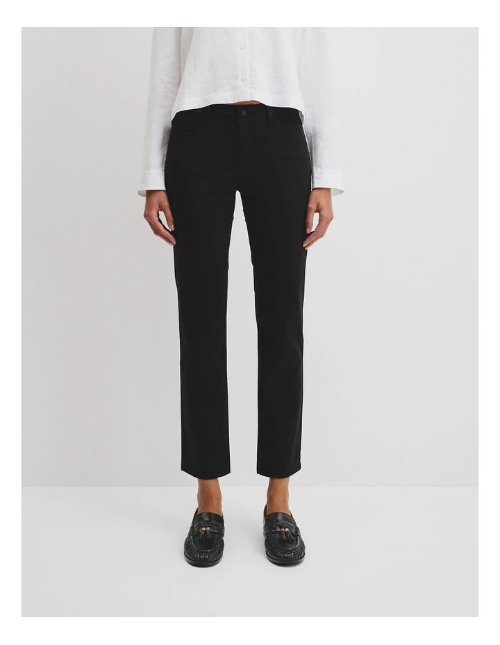 Sateen Jean in Black image 2