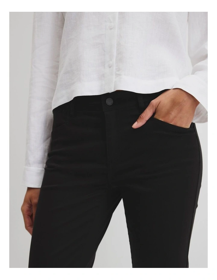 Sateen Jean in Black image 3