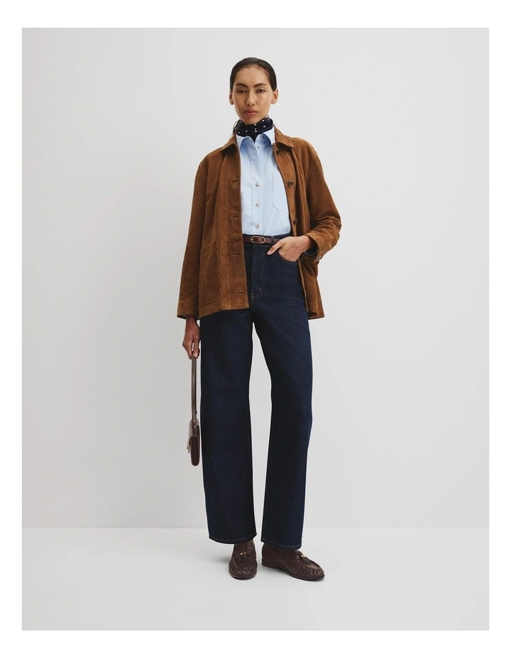 Straight Leg Jean in Indigo Rinse image 1