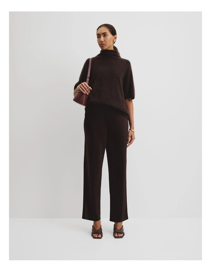 Satin Pant in Cocoa Bean image 1