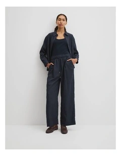 Soft Stripe Pant in Navy