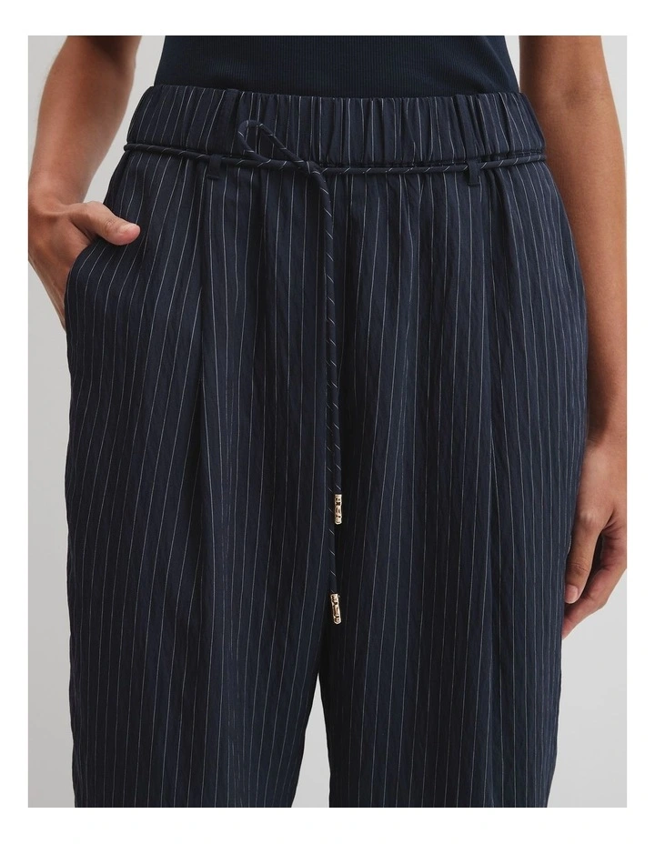 Soft Stripe Pant in Navy image 3