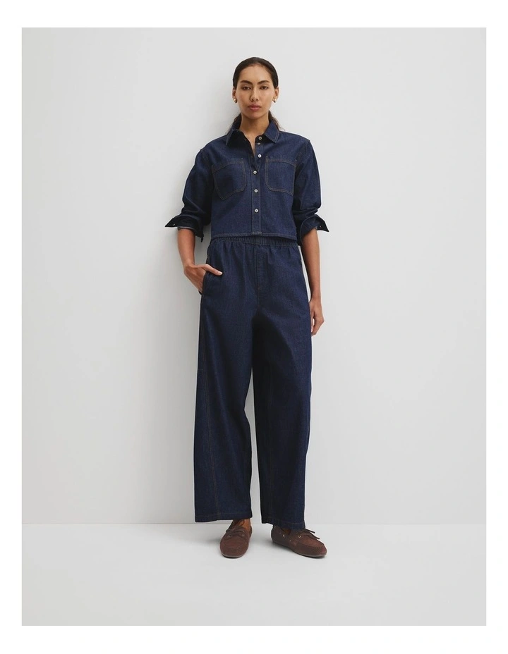 Pocket Denim Shirt in Indigo Rinse image 3