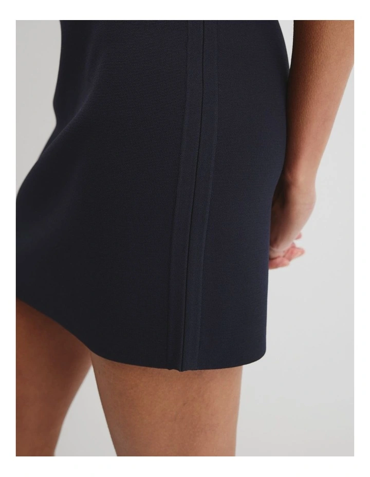 Compact Knit Mini Skirt in Twilight image 2