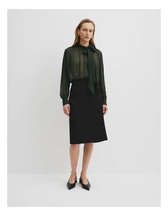 Pencil Skirt in Black