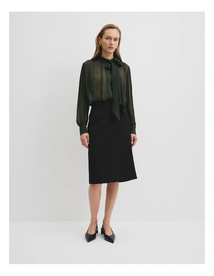 Pencil Skirt in Black image 1