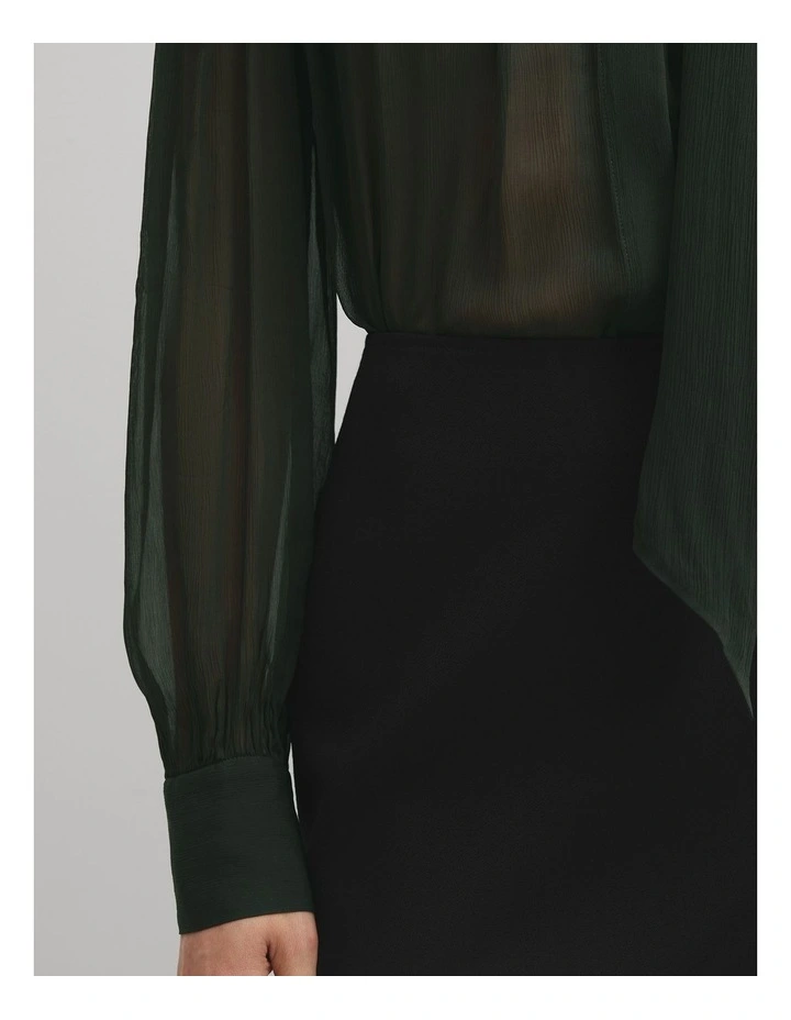 Pencil Skirt in Black image 3