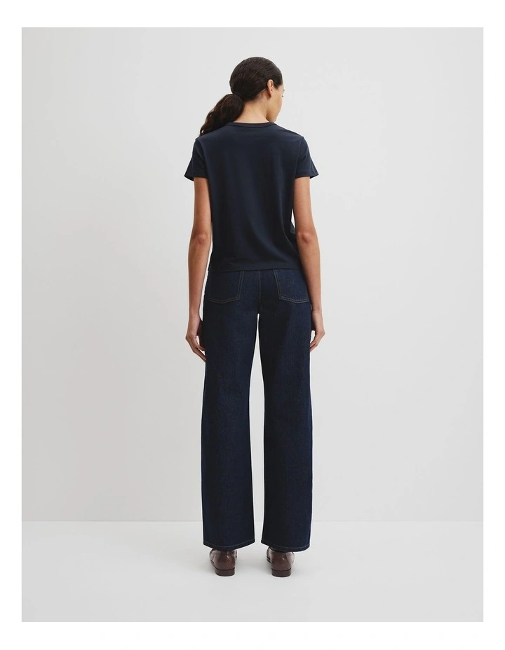 Australian Cotton Baby T-shirt in Navy image 4