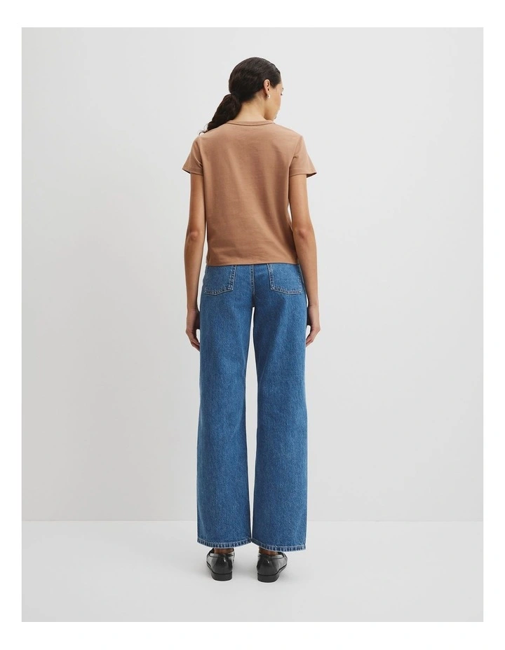 Australian Cotton Baby T-shirt in Light Cognac image 4