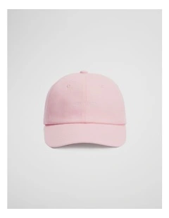 Mini Logo Cap in Floss Pink