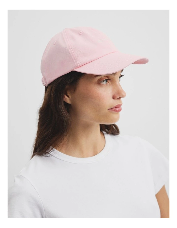 Mini Logo Cap in Floss Pink image 2