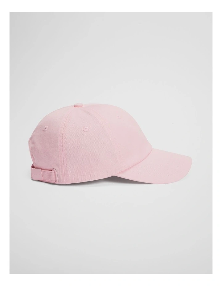 Mini Logo Cap in Floss Pink image 3