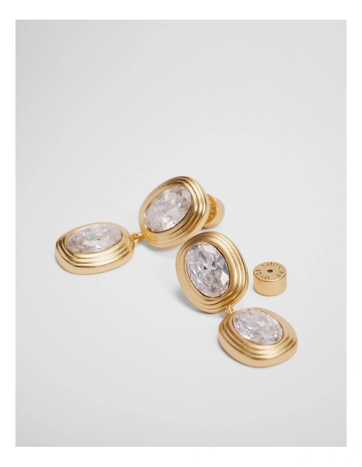 Romy Drop Earring in Gold image 3