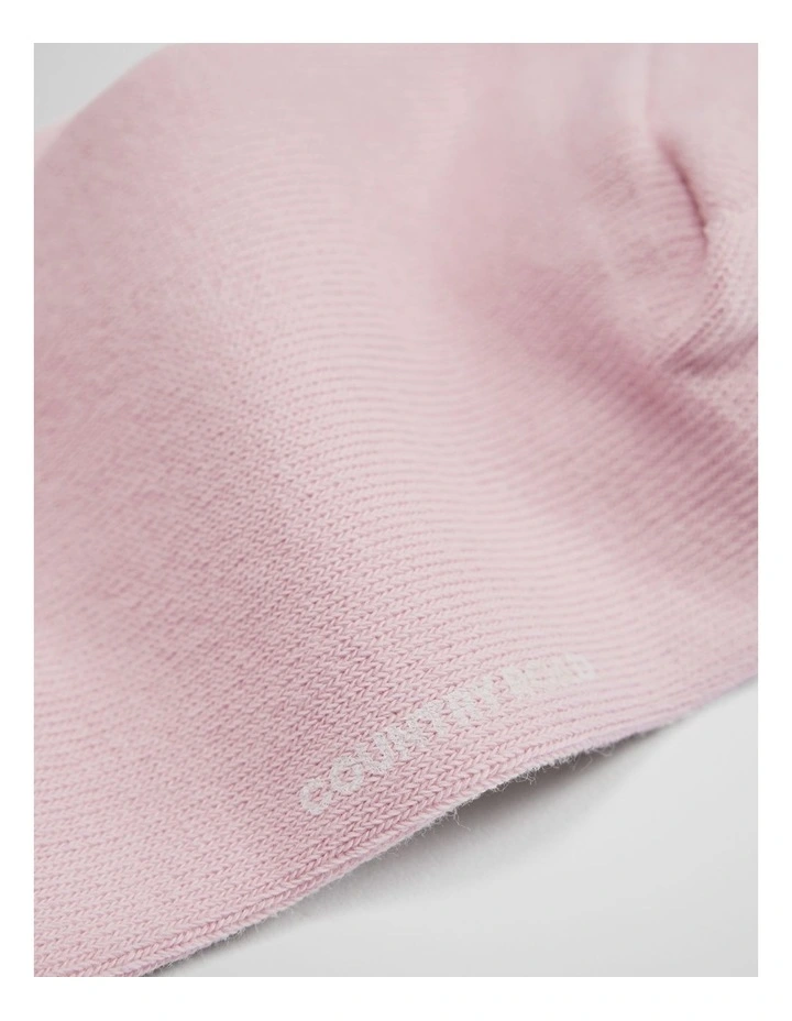 Australian Cotton Blend Sneaker Sock in Floss Pink image 2