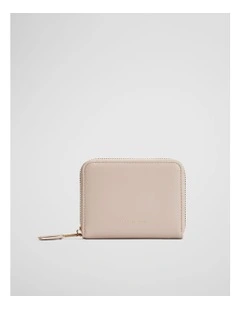 Zip Around Wallet in Natural