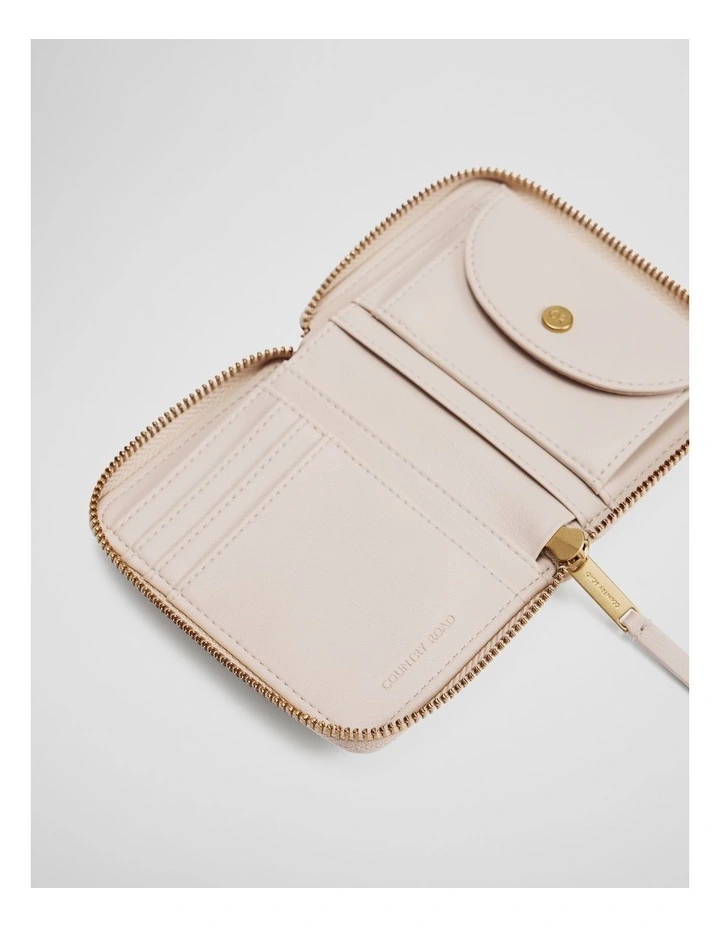 Zip Around Wallet in Natural image 2