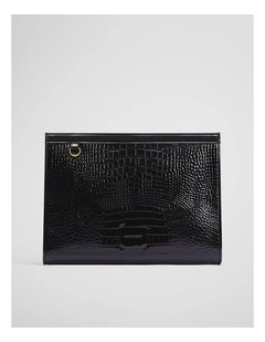 Zip Top Tech Case in Black