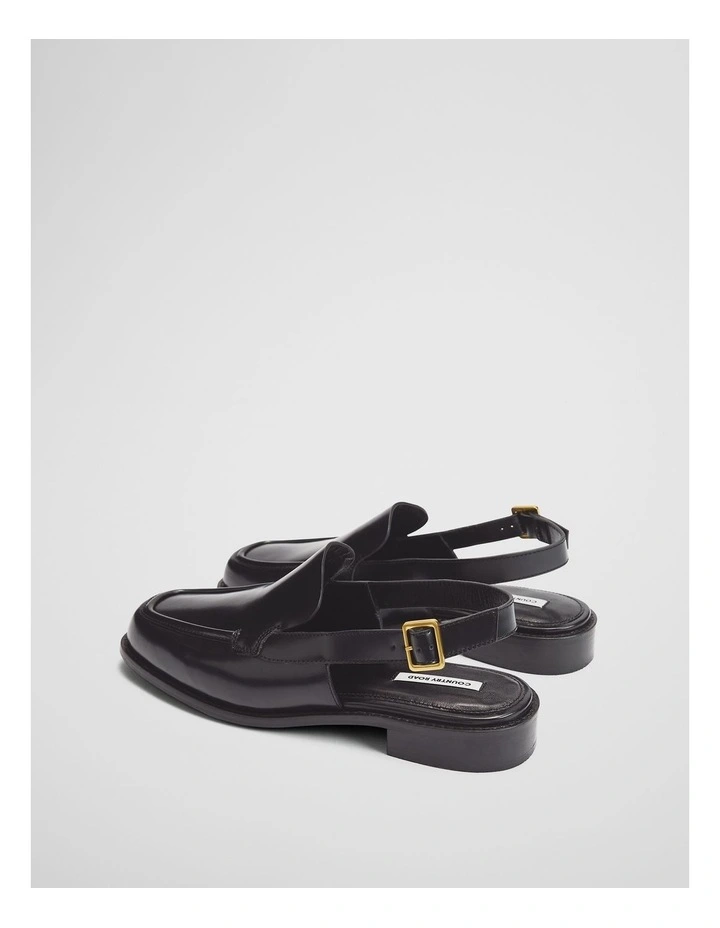 Eva Slingback Loafer in Black image 3