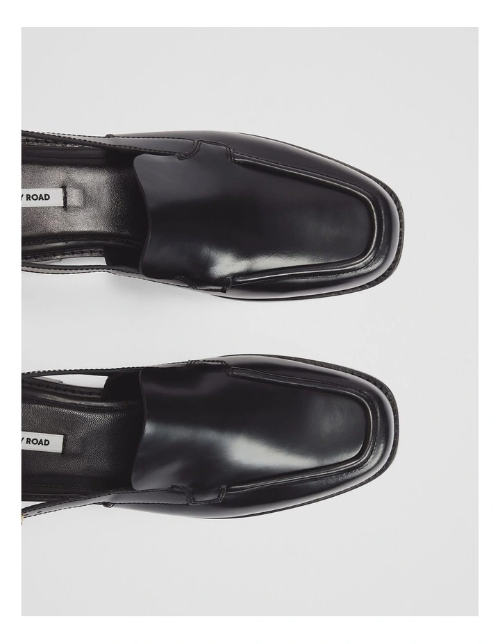 Eva Slingback Loafer in Black image 4
