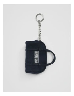 Heritage Duffle Bag Charm in Navy