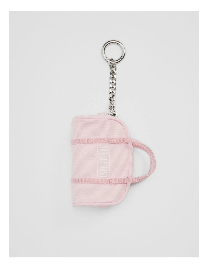 Heritage Duffle Bag Charm in Pink Meringue image 1