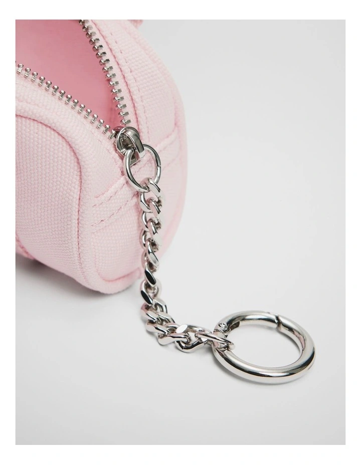 Heritage Duffle Bag Charm in Pink Meringue image 2