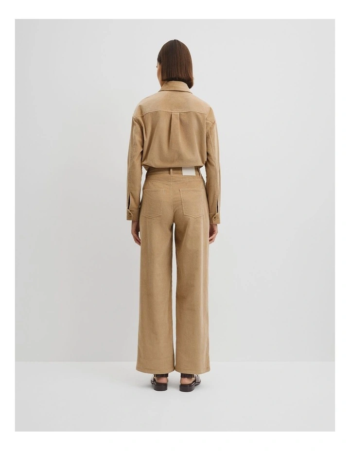 Corduroy Jean in Almond image 4