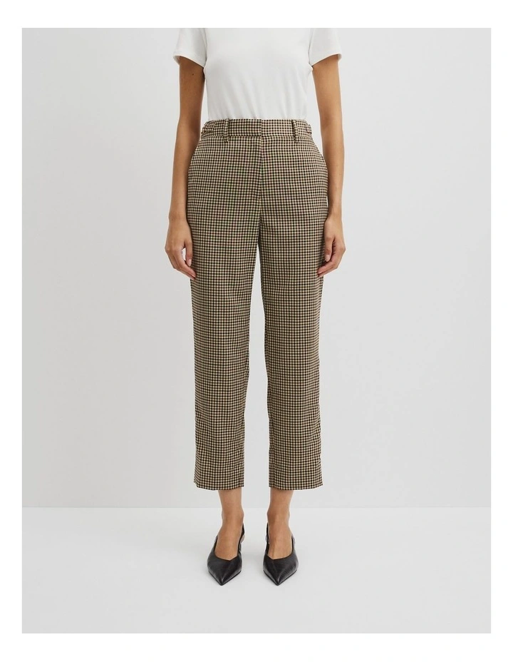 Check Wool Pant in Country Check image 2