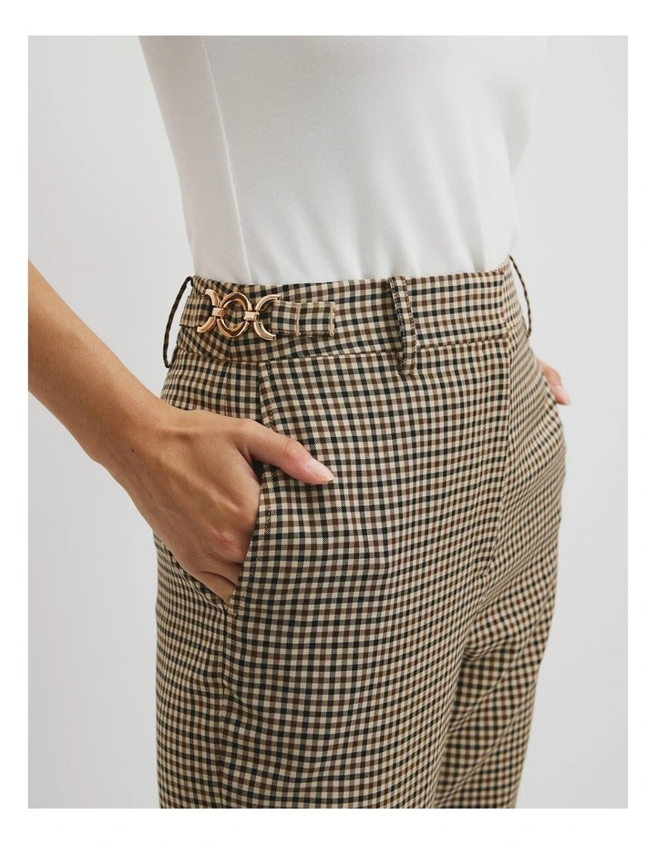 Check Wool Pant in Country Check image 3