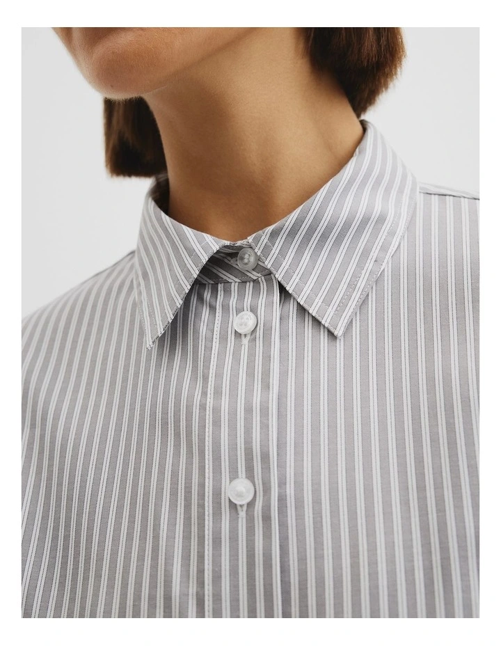 Classic Stripe Shirt in Slate Stripe image 3
