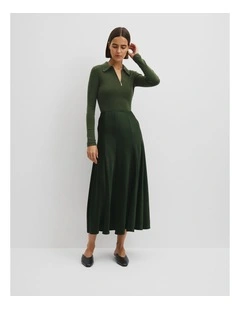 Prairie Skirt in Moss Green