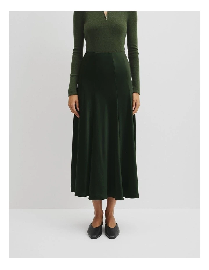 Prairie Skirt in Moss Green image 2