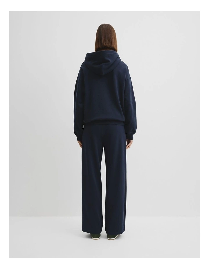 Australian Good Earth Cotton Pull Over Hooded Sweat in Navy image 4