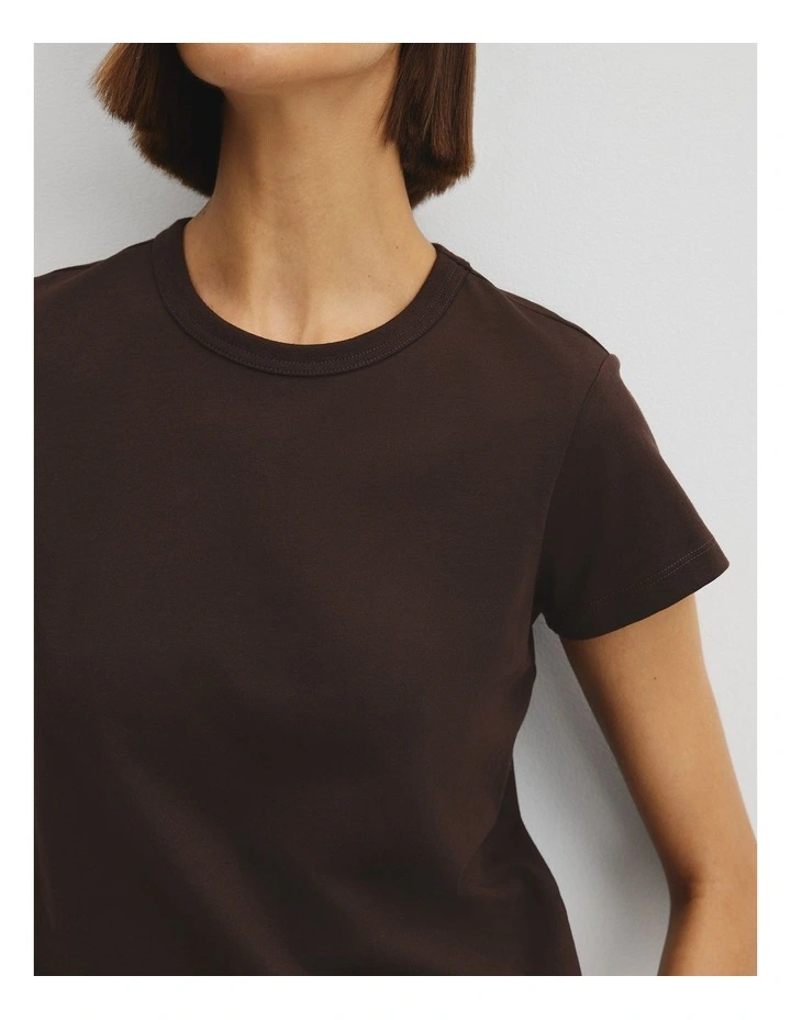 Australian Cotton Baby T-shirt in Cocoa Bean image 3