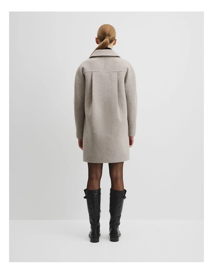 Soft Tulip Coat in Grey Marle image 5