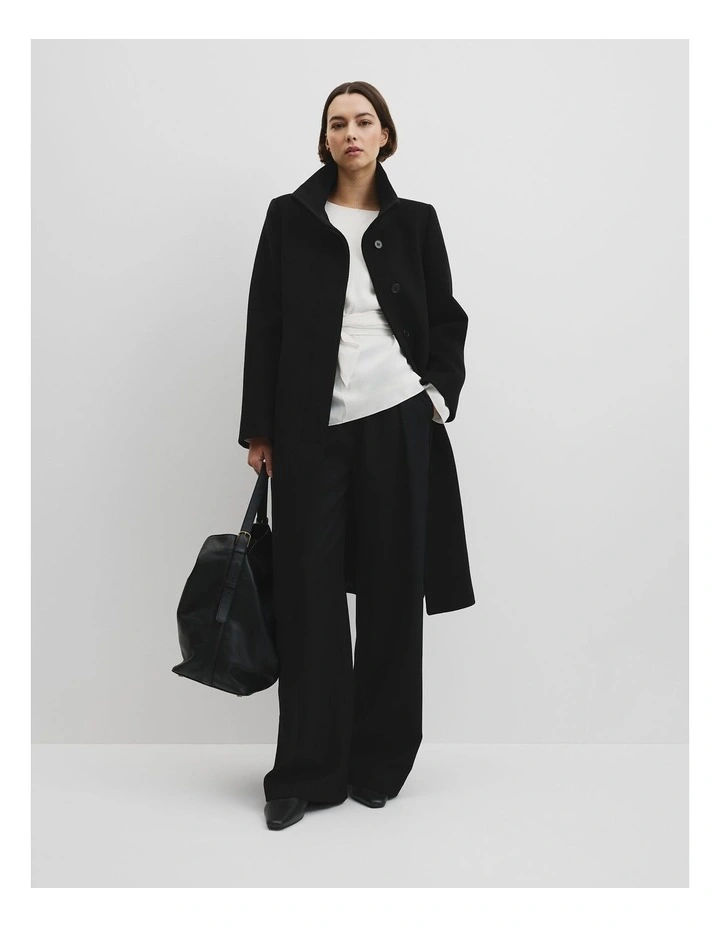 Long Coat in Black image 3