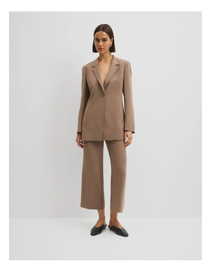 Mit Slim Blazer in Stone Taupe image 2