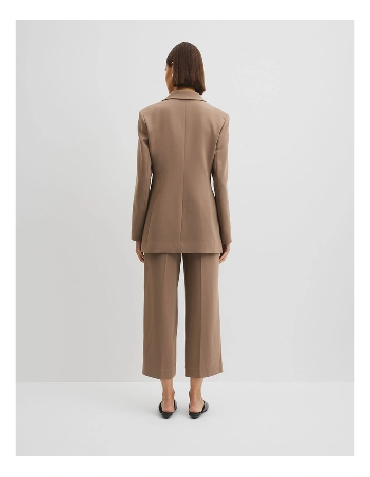 Mit Slim Blazer in Stone Taupe image 4