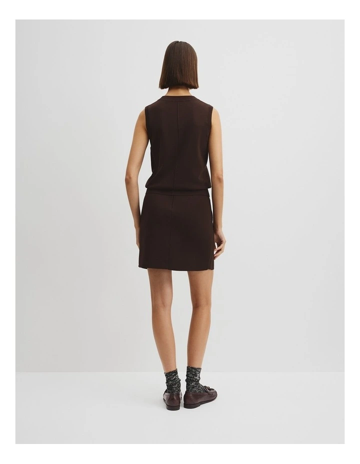 Compact Neck Tank in Cocoa Bean image 4