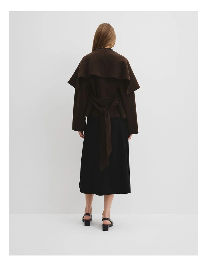 Soft Waterfall Jacket in Cocoa Bean image 4