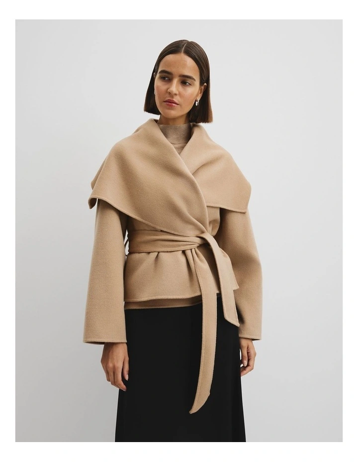 Soft Waterfall Jacket in Stone Taupe image 1