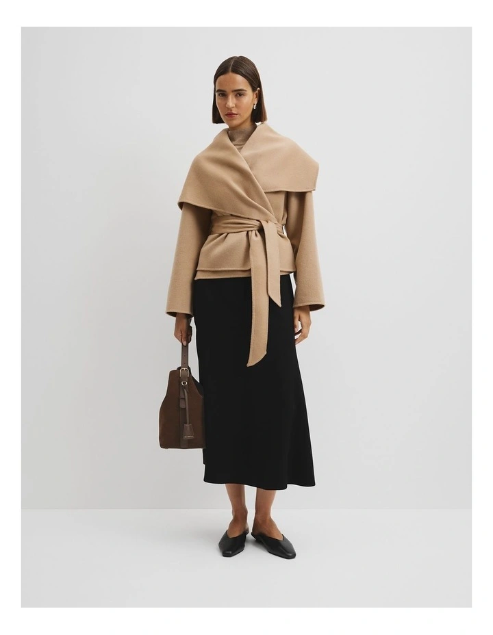 Soft Waterfall Jacket in Stone Taupe image 2