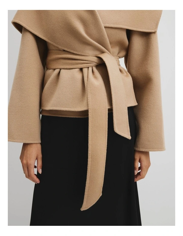 Soft Waterfall Jacket in Stone Taupe image 3