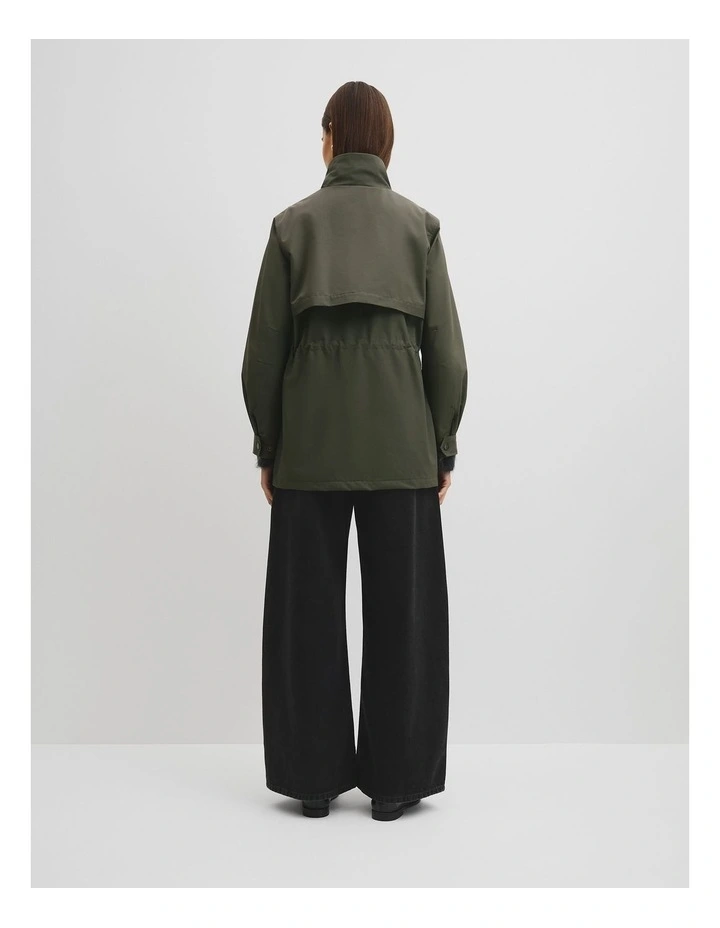Utility Spray Jacket in Moss Green image 4