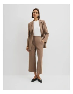 Soft Tailored Pant in Stone Taupe