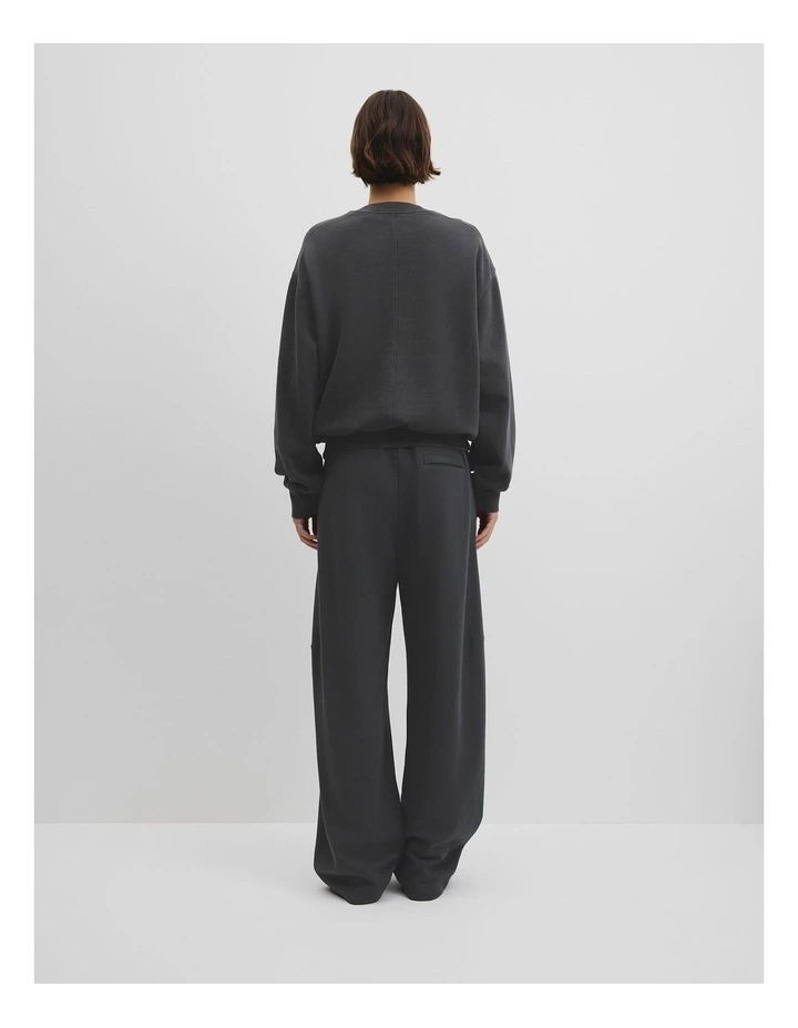High Neck Sweat in Dark Charcoal image 5
