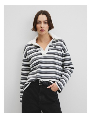Charcoal Stripe colour