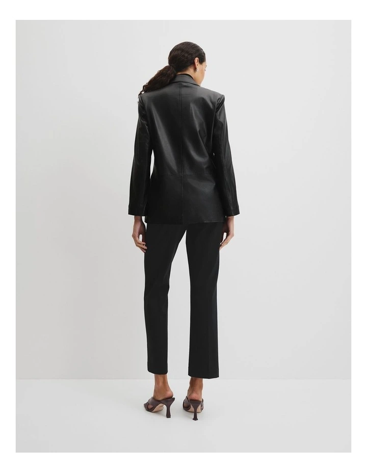 Leather Jacket in Black image 5