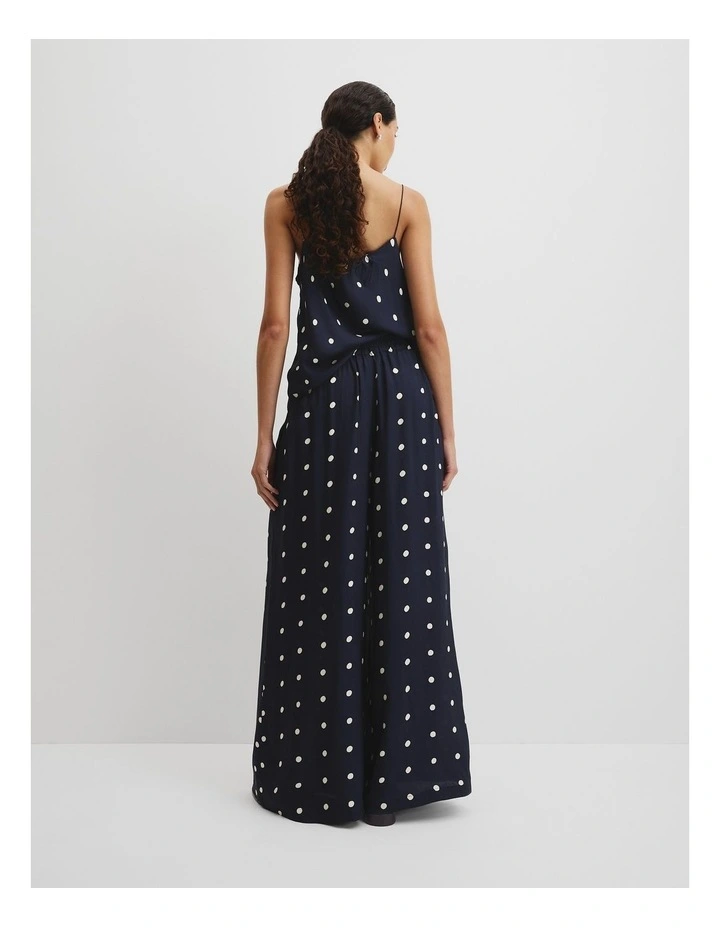 Spot Palazzo Pant in Navy Spot image 4
